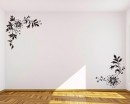 Bidiagonal Flowers  Decals Modern Wall Art